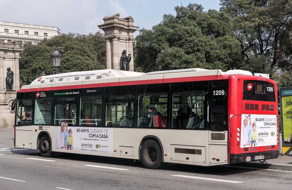 Campanya d'autobusos d'Atlàntida Assegurances Mèdiques 2016