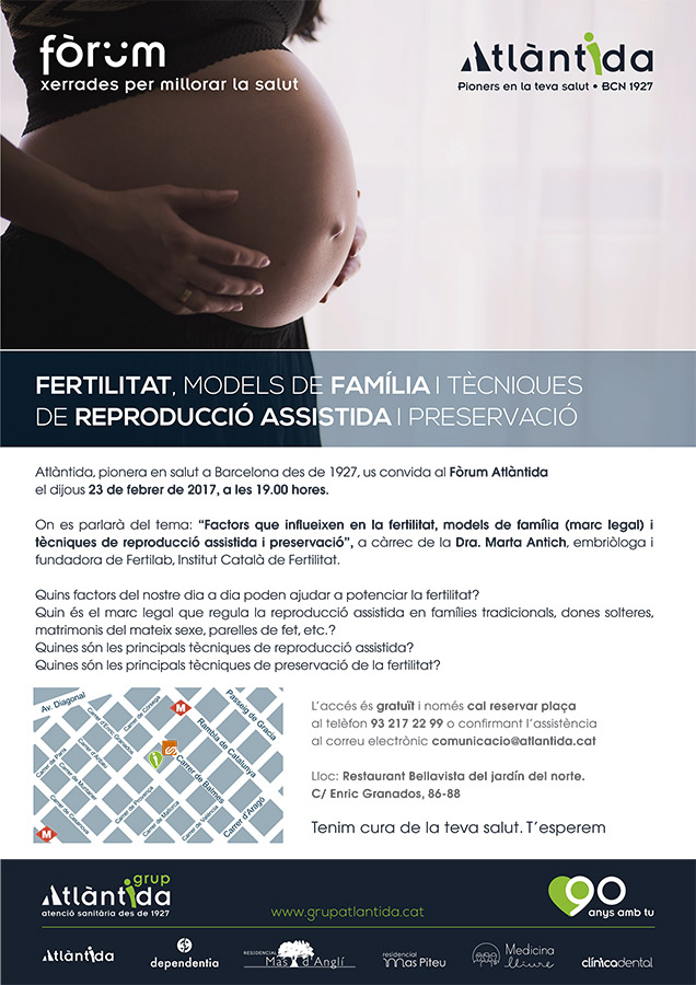 cartell Fòrum Atlàntida Fertilitat