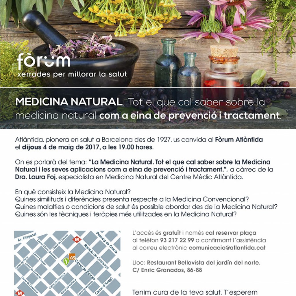 Fòrum Atlàntida 'La Medicina Natural'