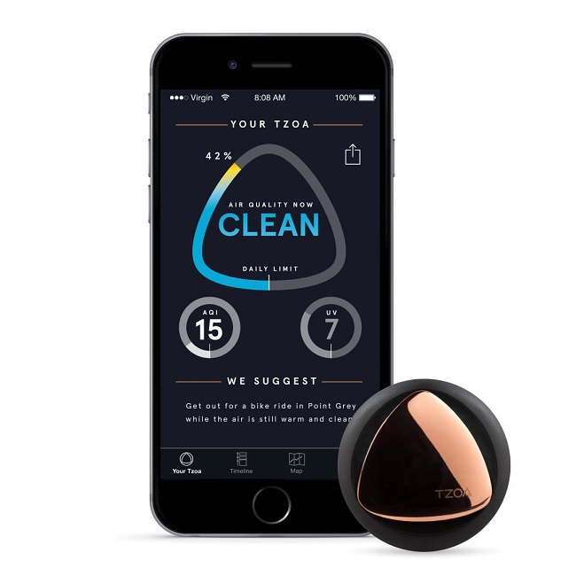 wearable per mesurar la qualitat de l'aire wearable per mesurar la qualitat de l'aire