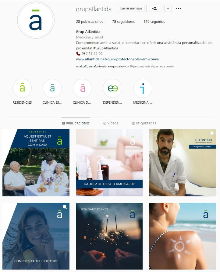 Actualment esteu veient Obrim perfil d’Atlàntida a Instagram